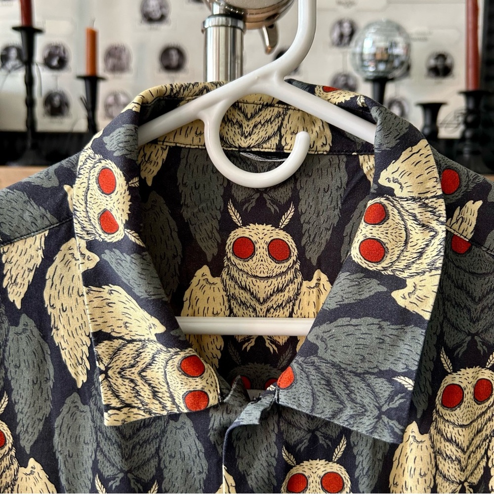 Wicked Clothes Button-Ups Mothman Button-Up Shirt - image 6